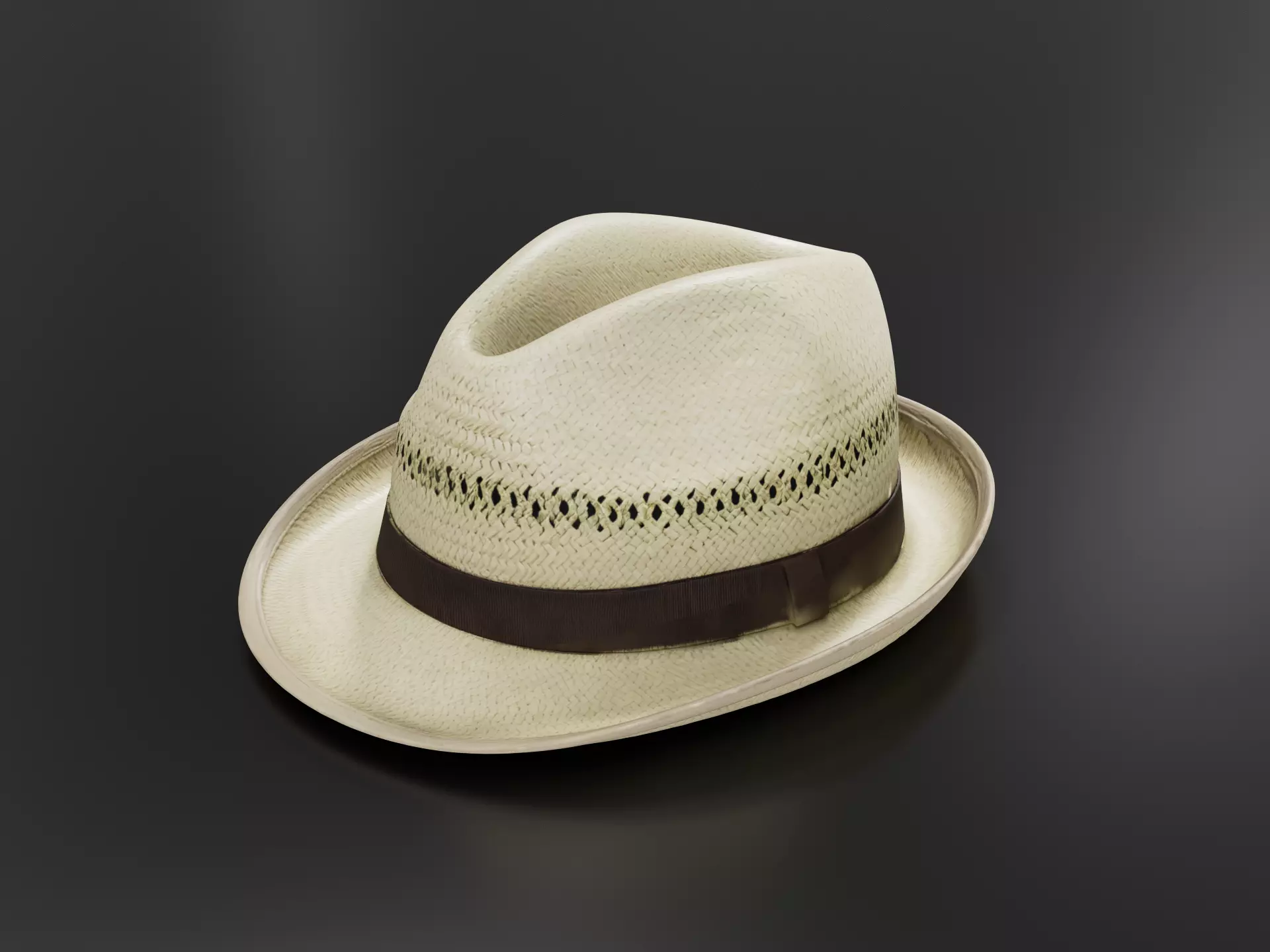 Straw hat 06 3D print model