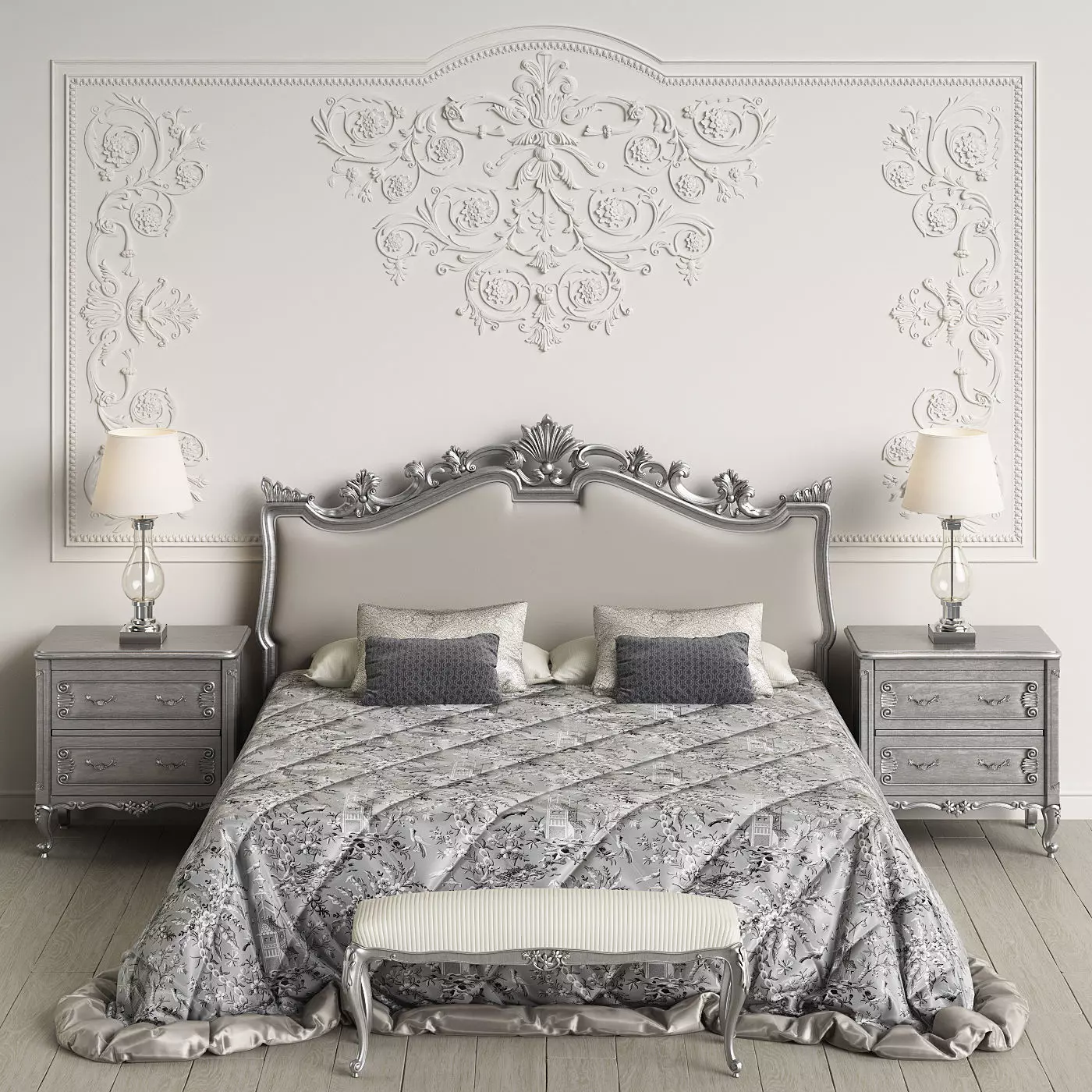 Angelo Cappellini Giglio Bedroom 3D model