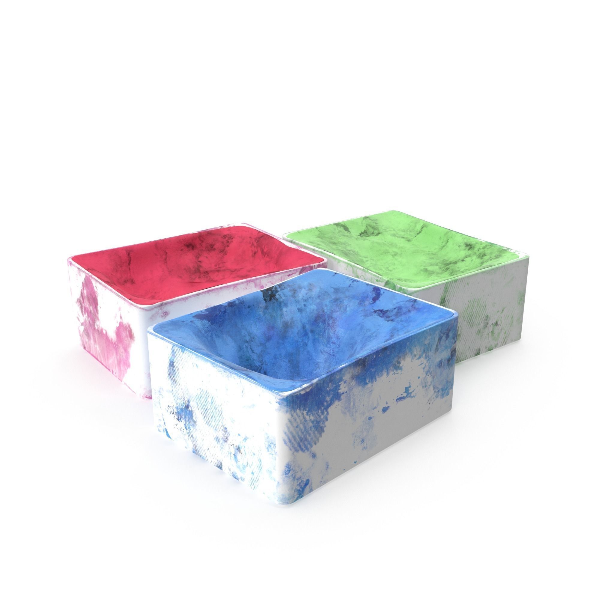 HD Used Watercolor 3D model_1