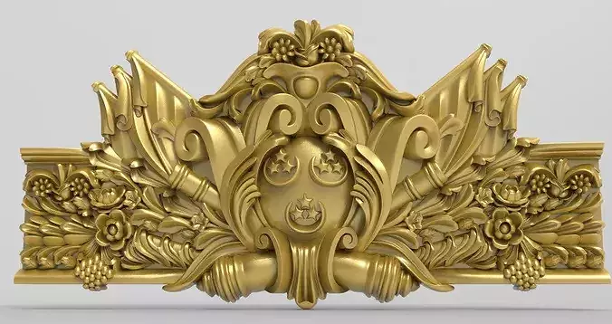 Classic Ornament Border Relief - ArtCAM CNC RLF 3D Model
