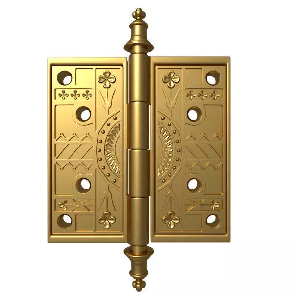 Door Hinge 2 3D model_0