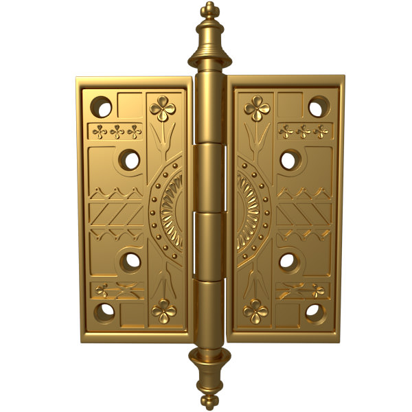 Door Hinge 2 3D model_1