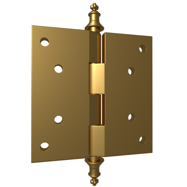Door Hinge 2 3D model_6