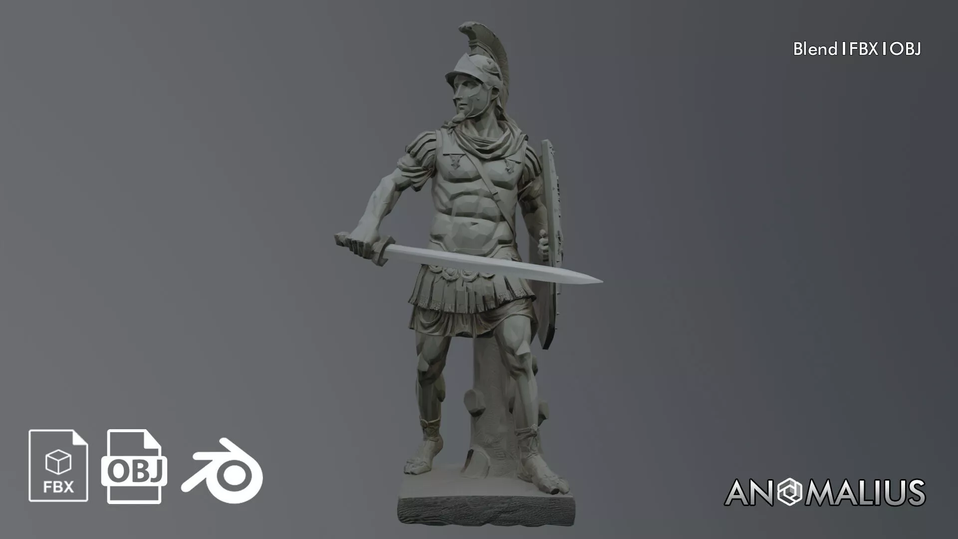 roman soldier Free 3D model