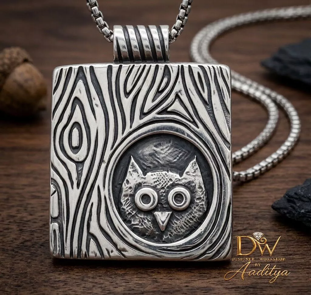 Owl Pendant 3D print model
