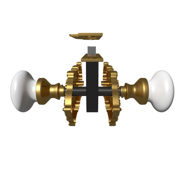 Door Knob Hardware 2 3D model_13