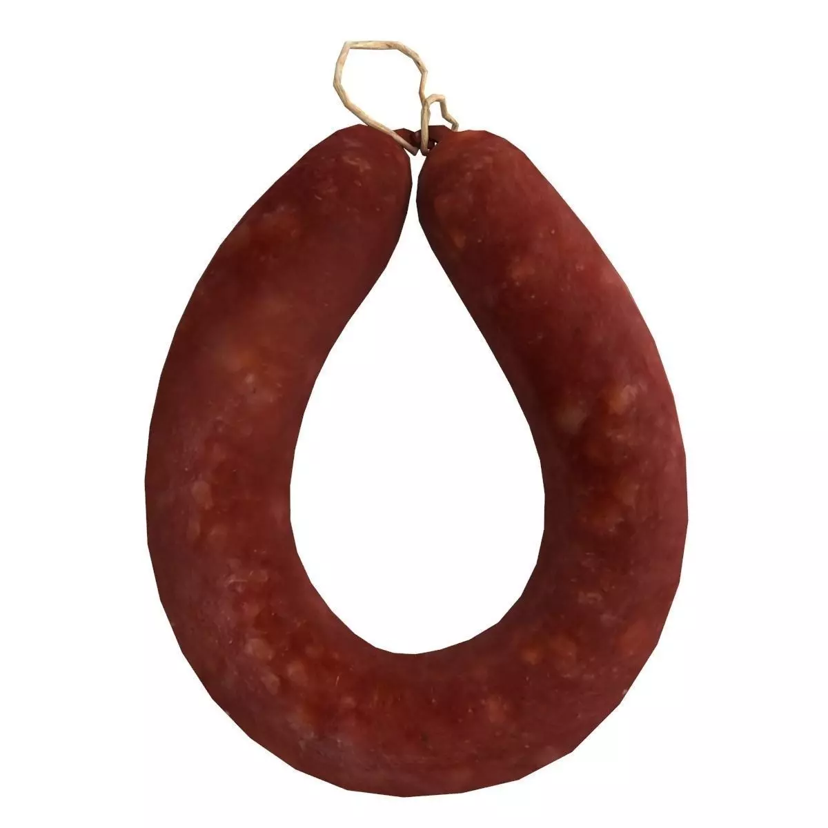 spicy sausage Low-poly 3D model