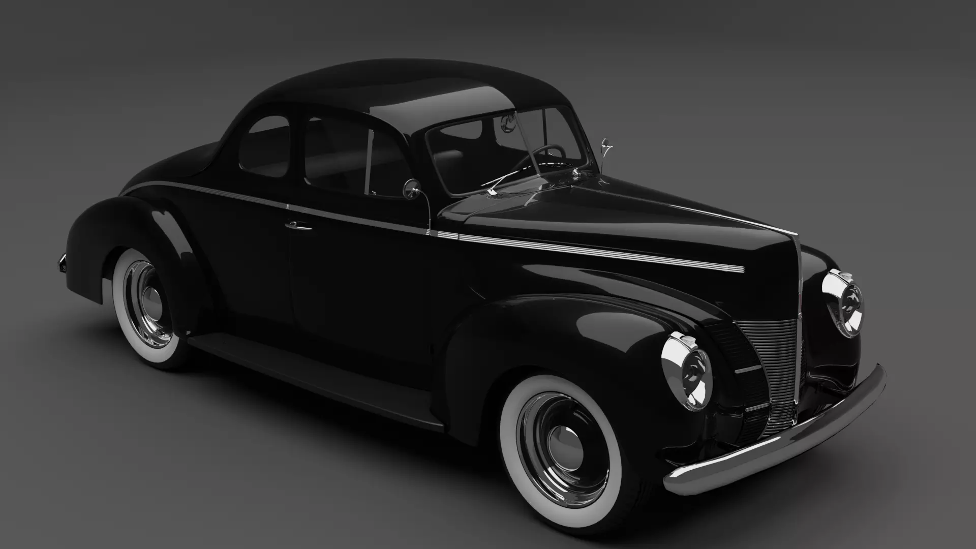 1940 deluxe coupe 3D model