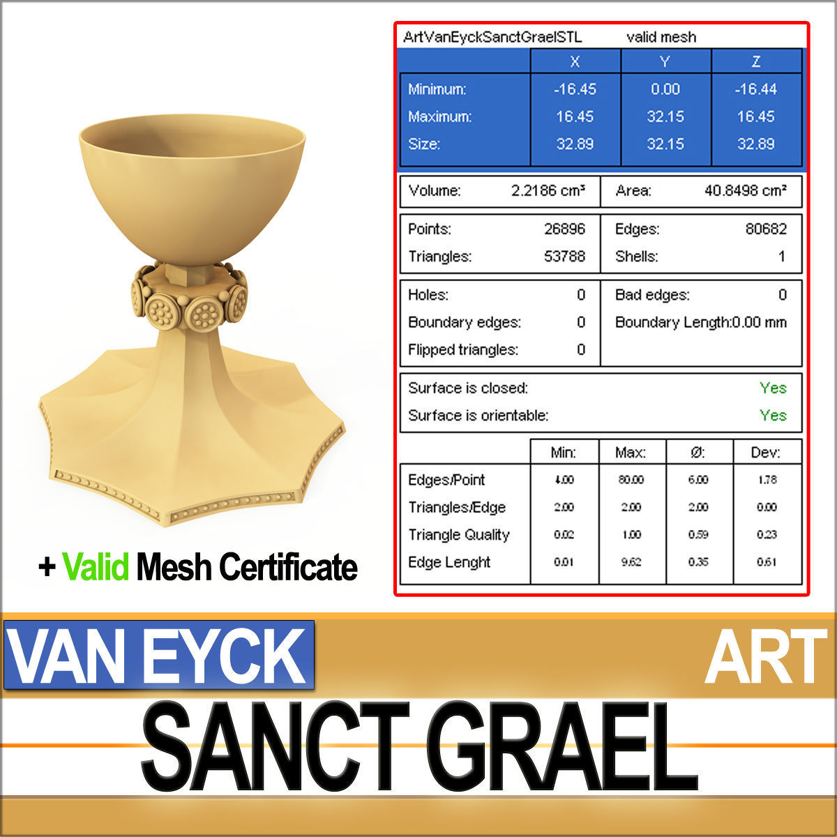 Sanct Grael Van Eyck 3D model_6