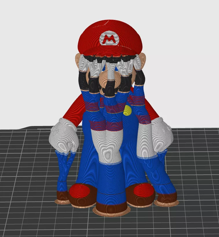 Super Mario Fan Art 3D Model 3D print model