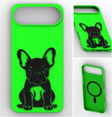 French Bulldog Shell 17 Air 3D print model