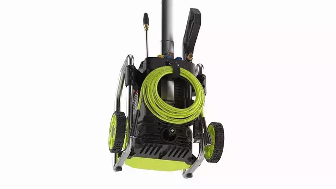 Ryobi Electric Pressure Washer 2000 PSI Green 3D model 3