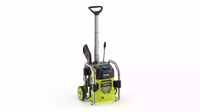 Ryobi Electric Pressure Washer 2000 PSI Green 3D model