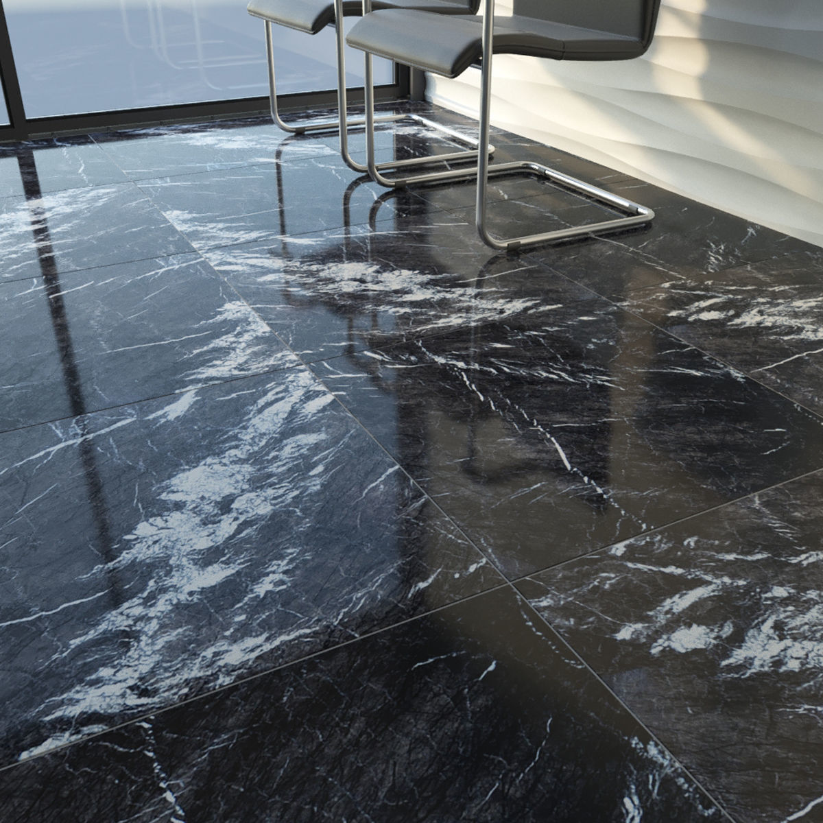 ABC Stone Set 3D model_5