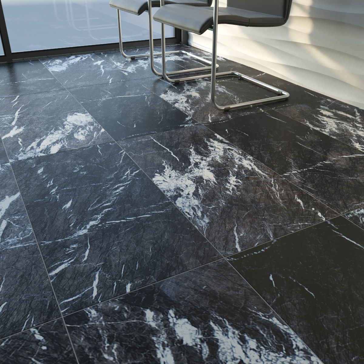 ABC Stone Set 3D model_6