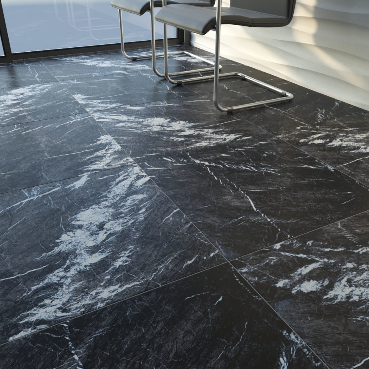 ABC Stone Set 3D model_4