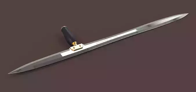 Sword of Karl Ruprecht Kroenen from the movie Hellboy 2004 3D print model