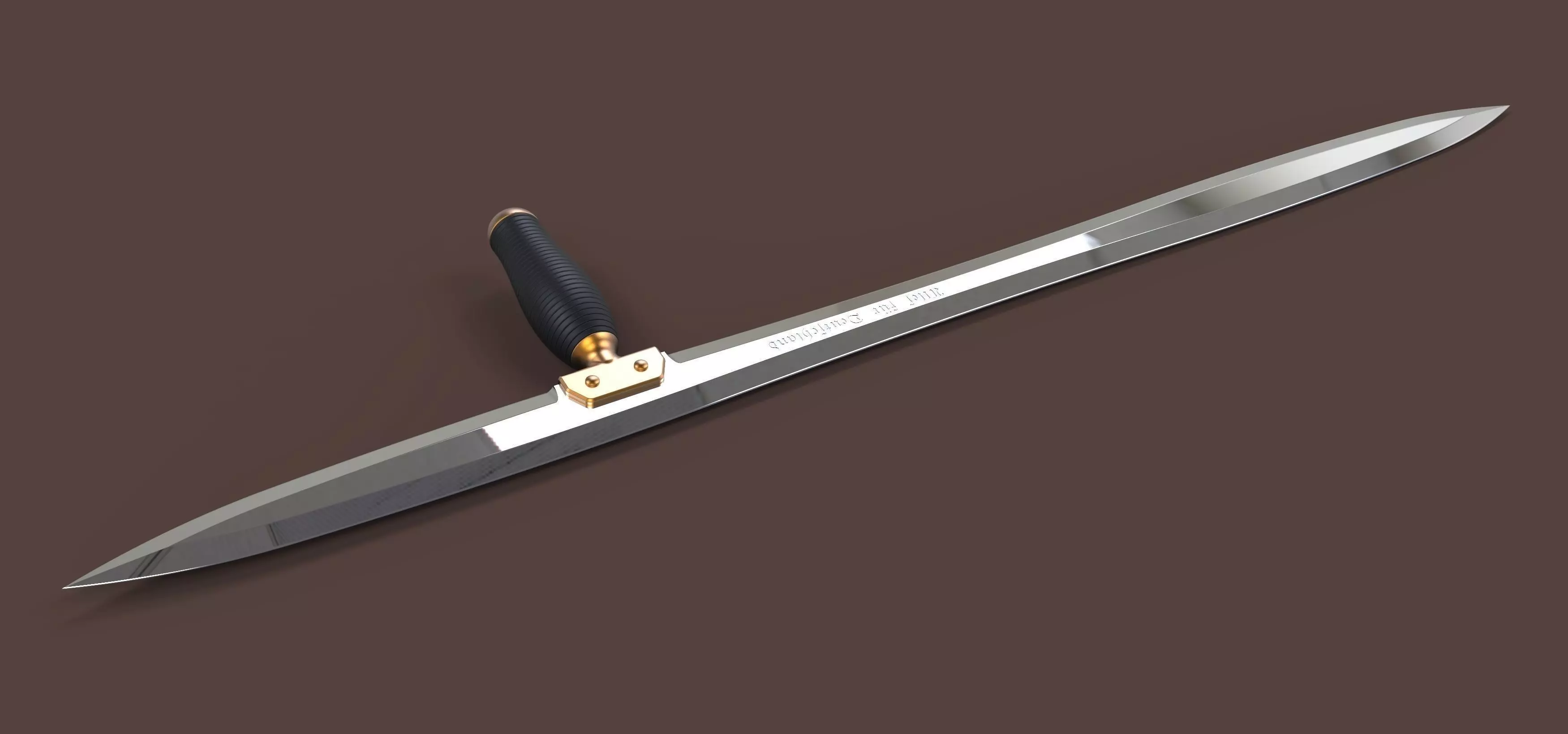 Sword of Karl Ruprecht Kroenen 3D print model