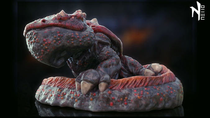 3d printable Fire Salamander 3D print model