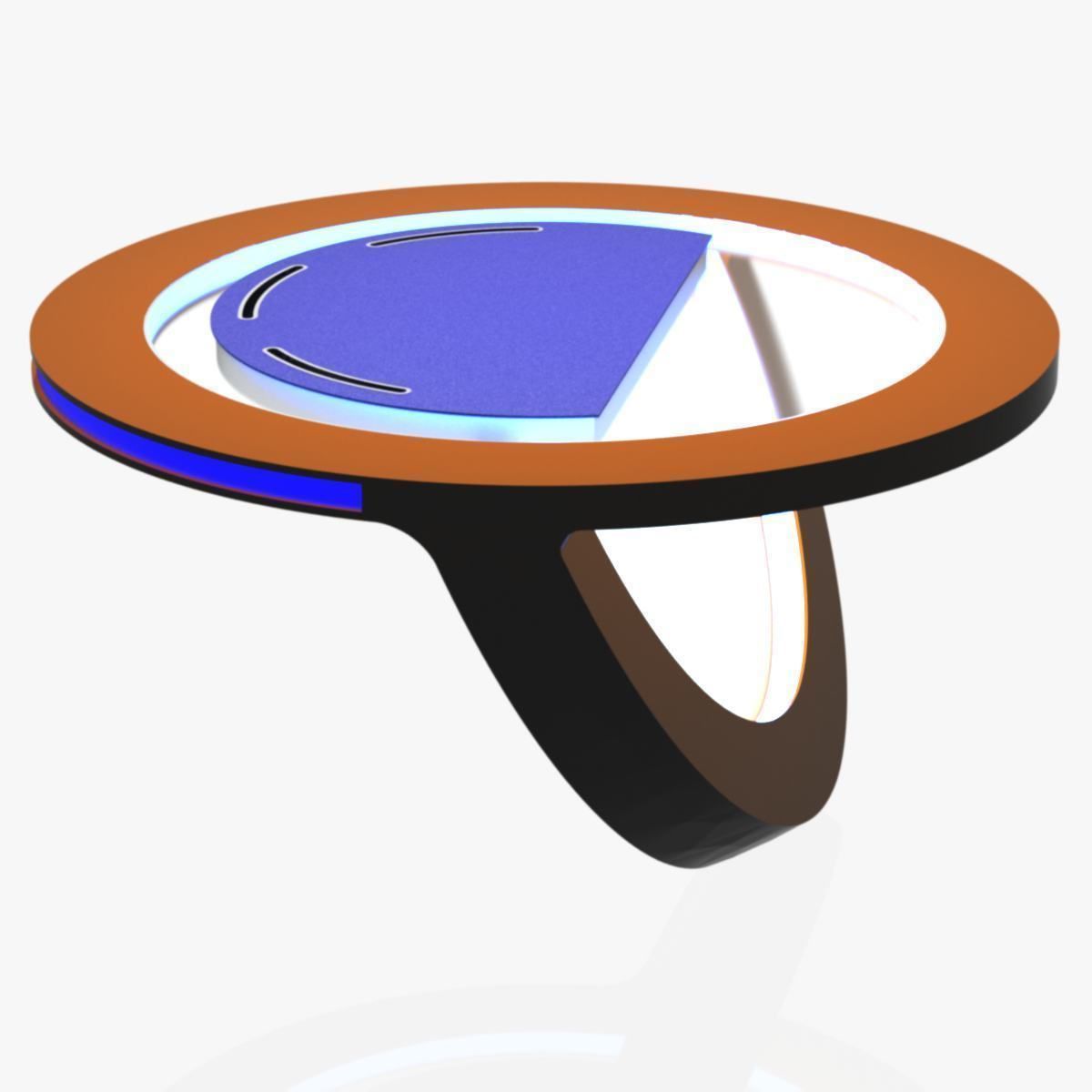 Virtual TV Studio News Desk Collection 12 Pieces 3D model_115