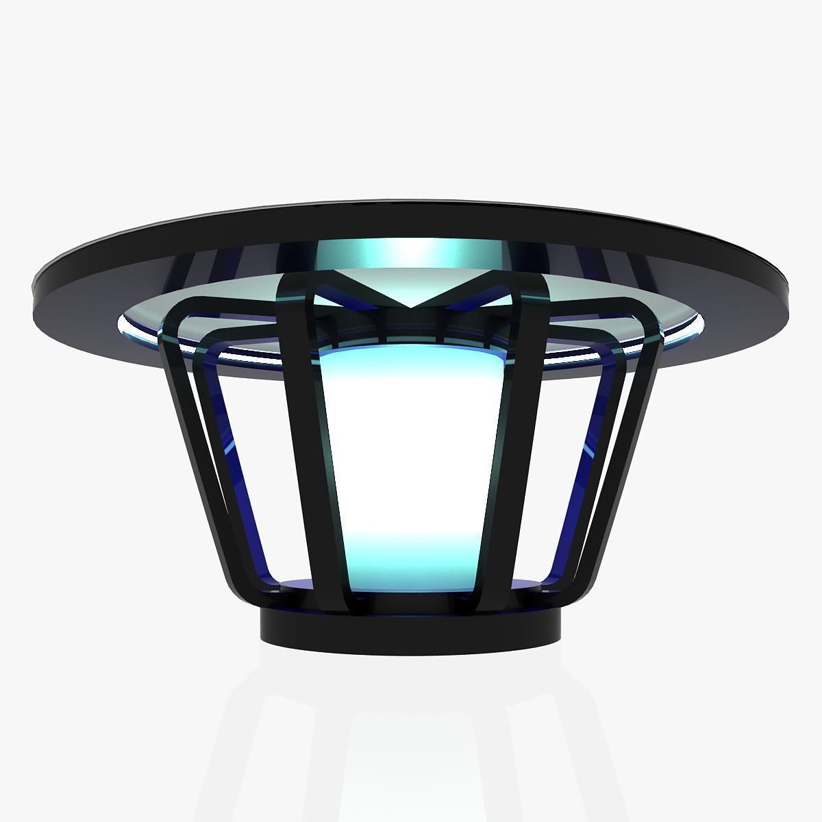 Virtual TV Studio News Desk Collection 12 Pieces 3D model_45