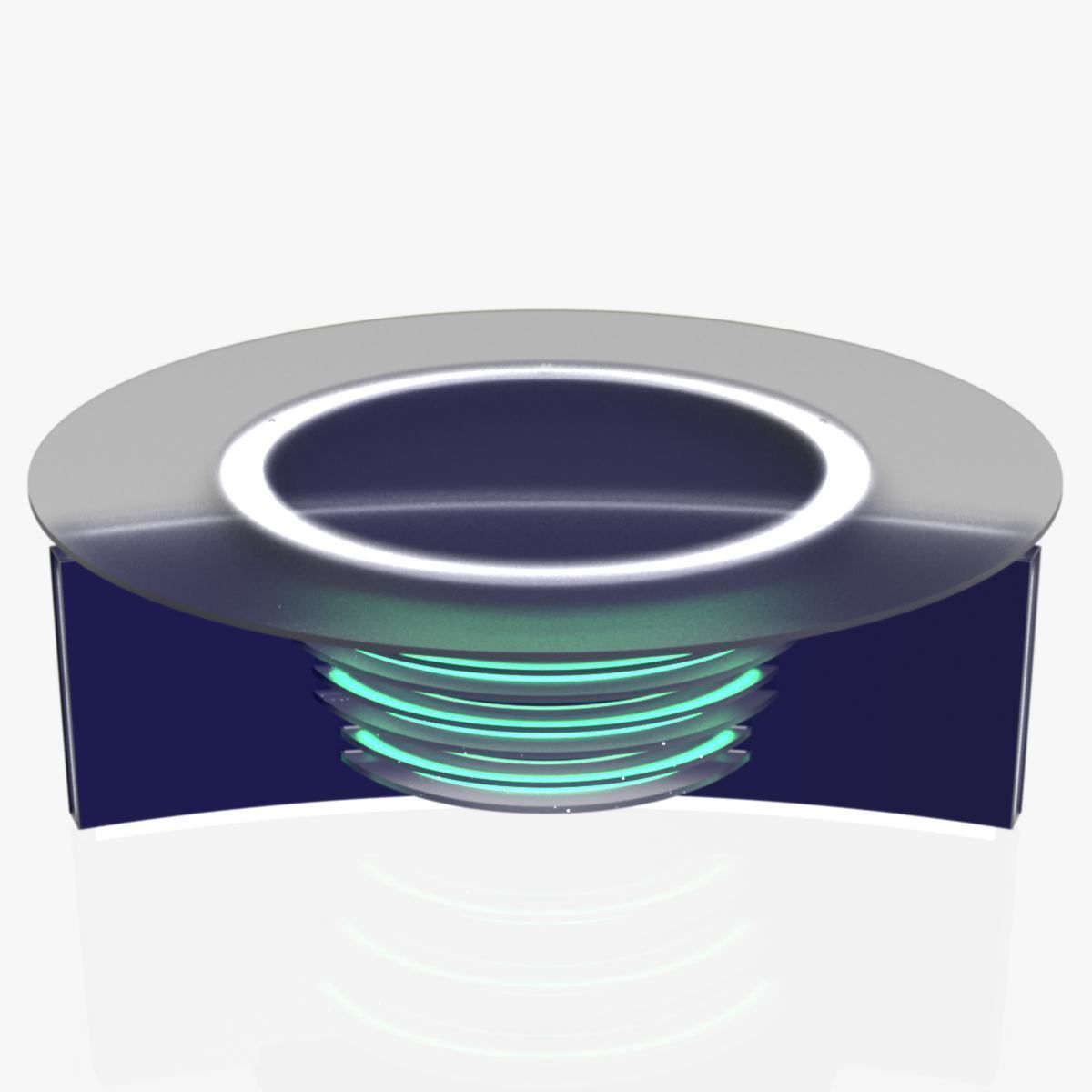 Virtual TV Studio News Desk Collection 12 Pieces 3D model_81