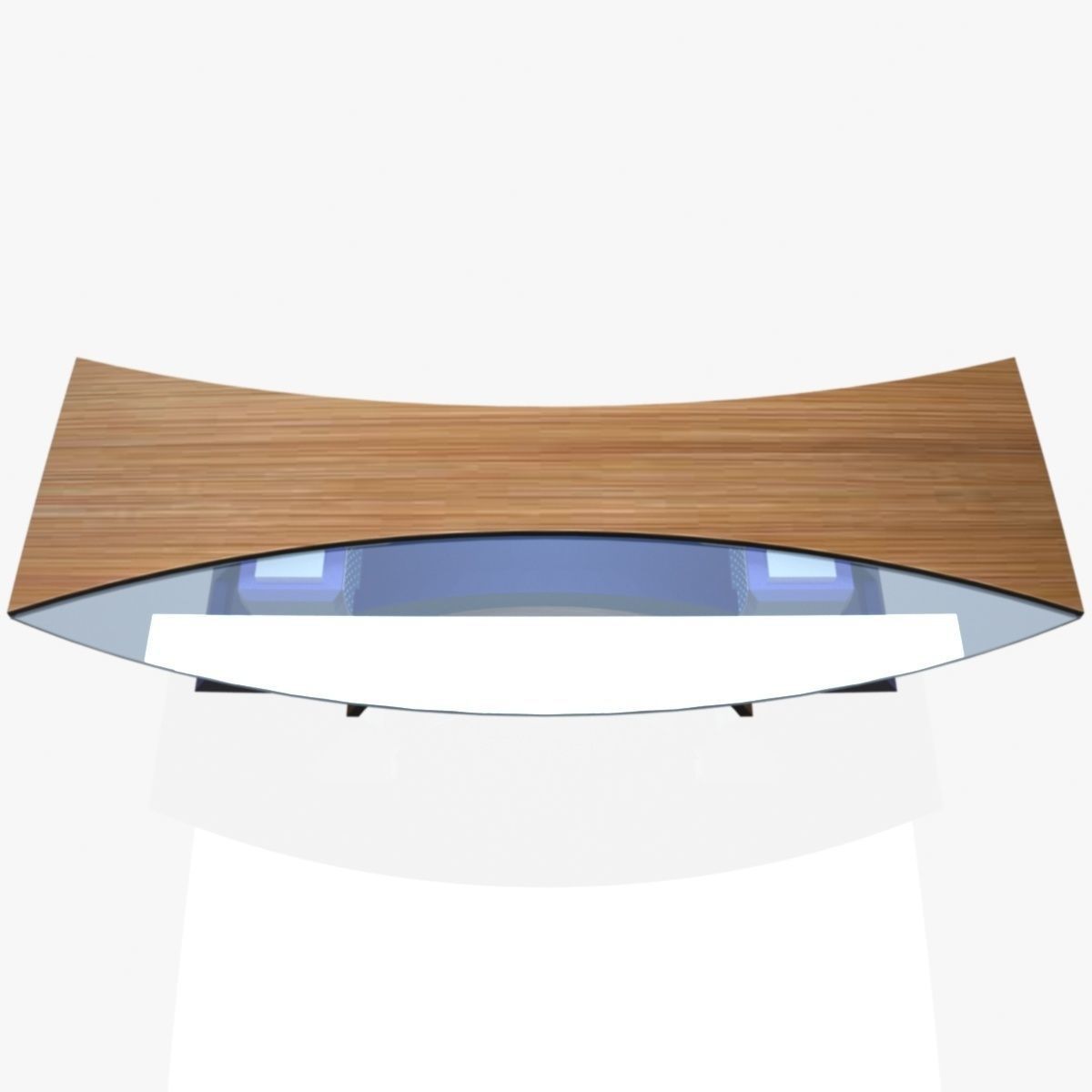 Virtual TV Studio News Desk Collection 12 Pieces 3D model_55