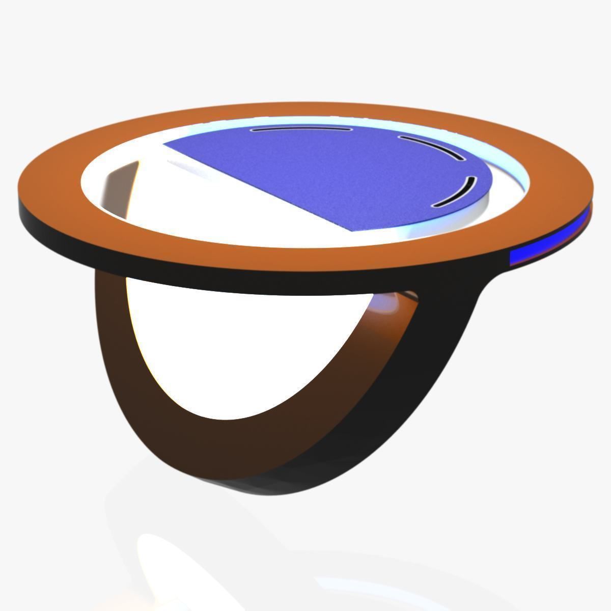 Virtual TV Studio News Desk Collection 12 Pieces 3D model_118