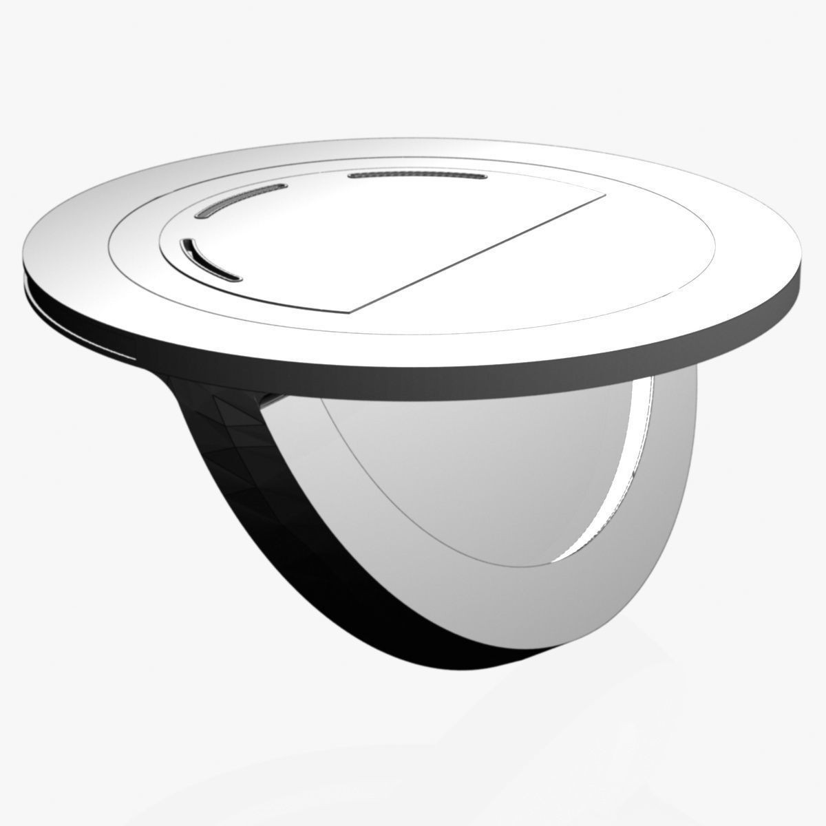 Virtual TV Studio News Desk Collection 12 Pieces 3D model_114