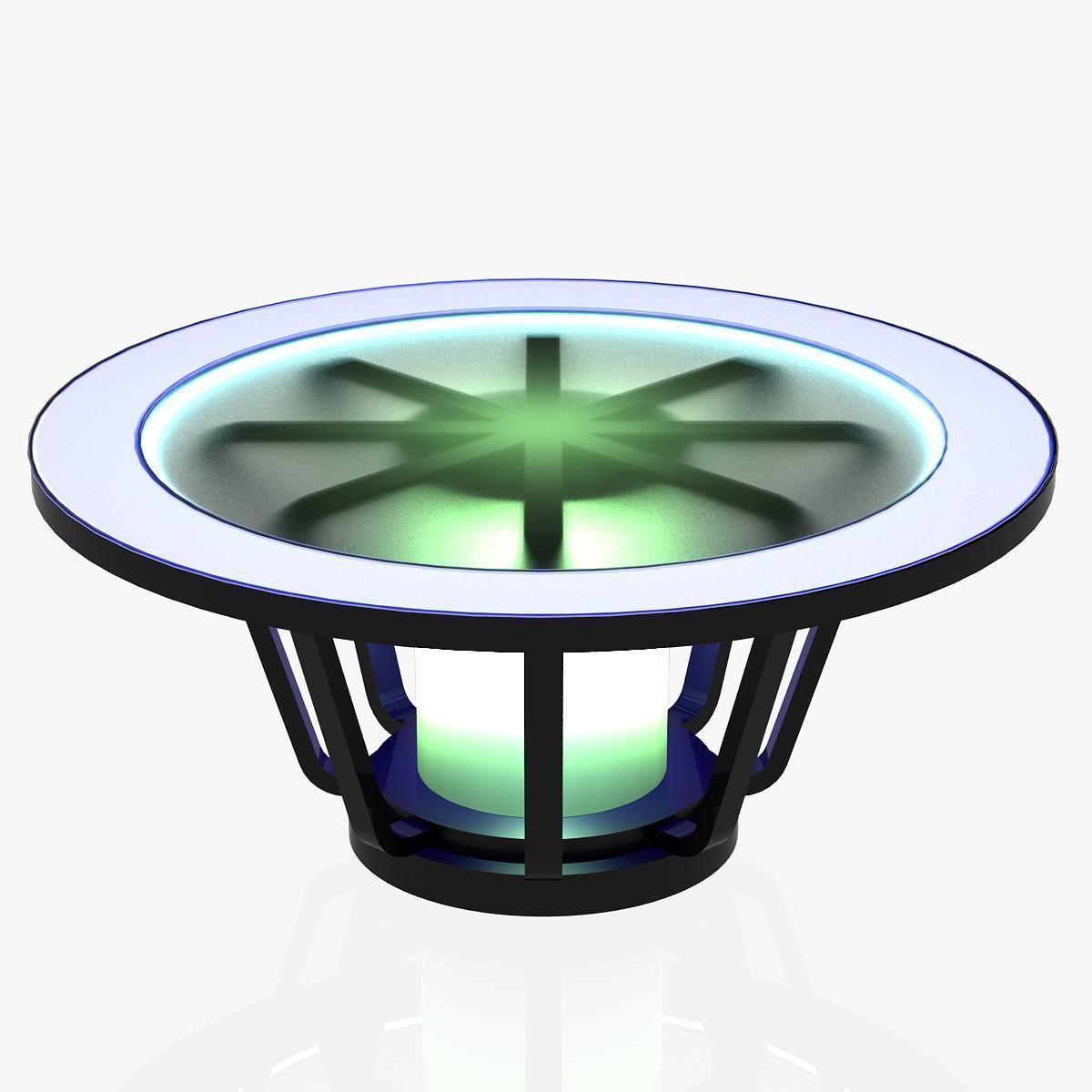 Virtual TV Studio News Desk Collection 12 Pieces 3D model_43