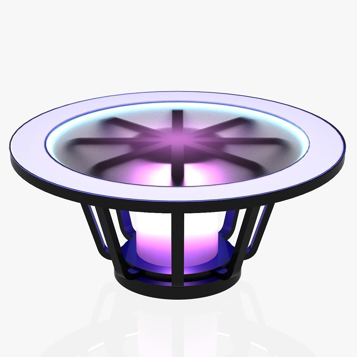 Virtual TV Studio News Desk Collection 12 Pieces 3D model_42