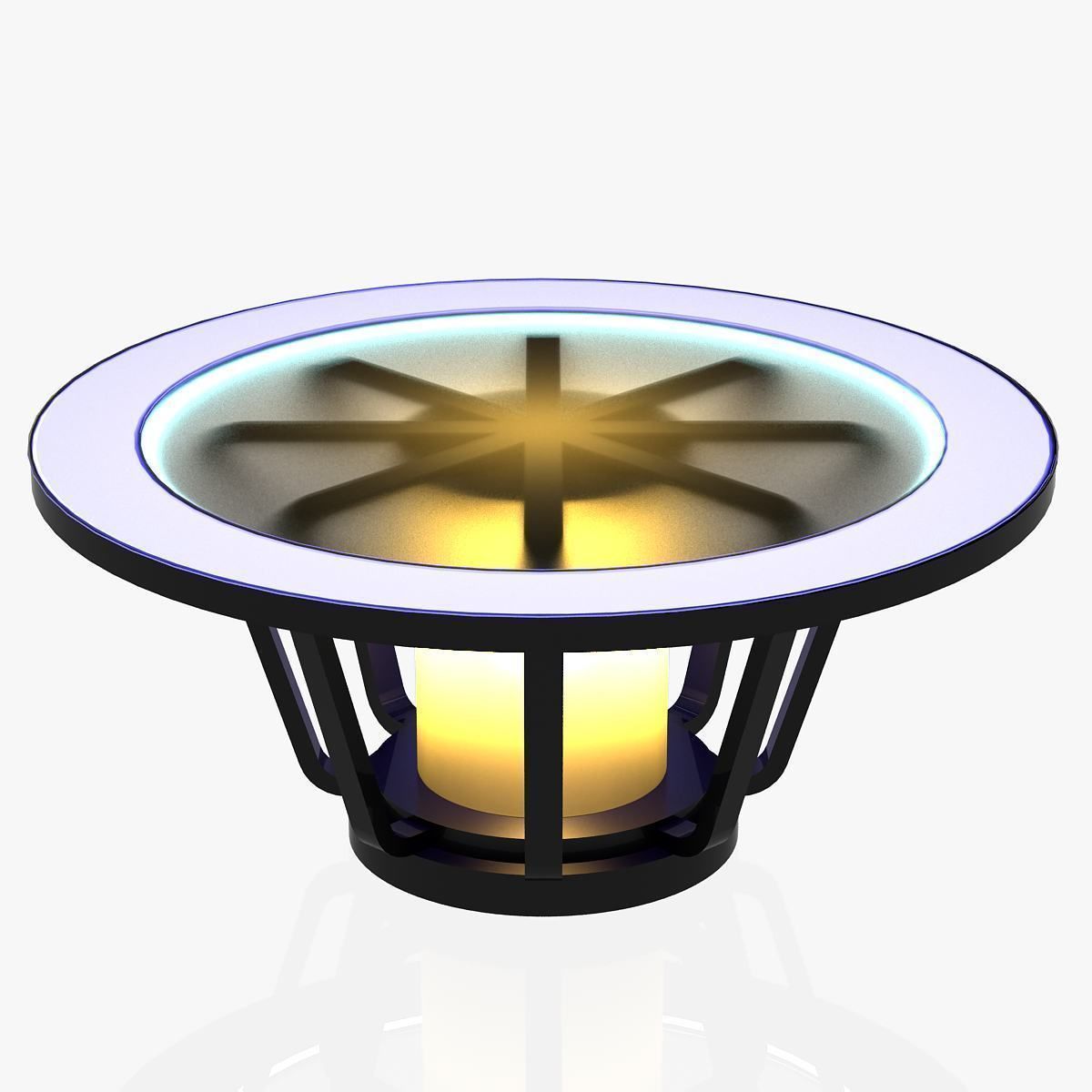 Virtual TV Studio News Desk Collection 12 Pieces 3D model_41