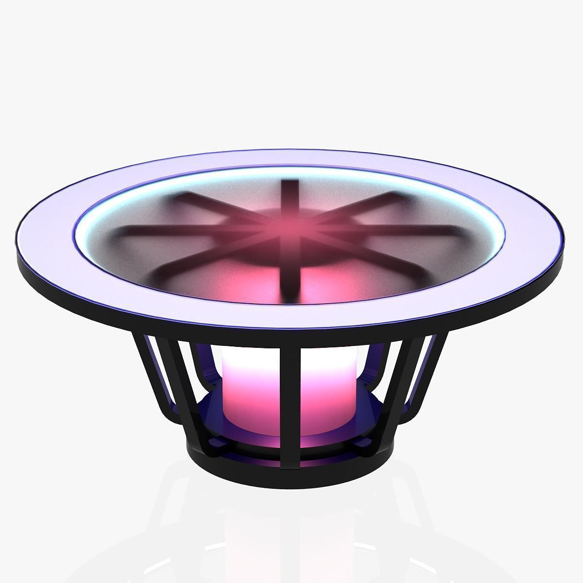 Virtual TV Studio News Desk Collection 12 Pieces 3D model_44