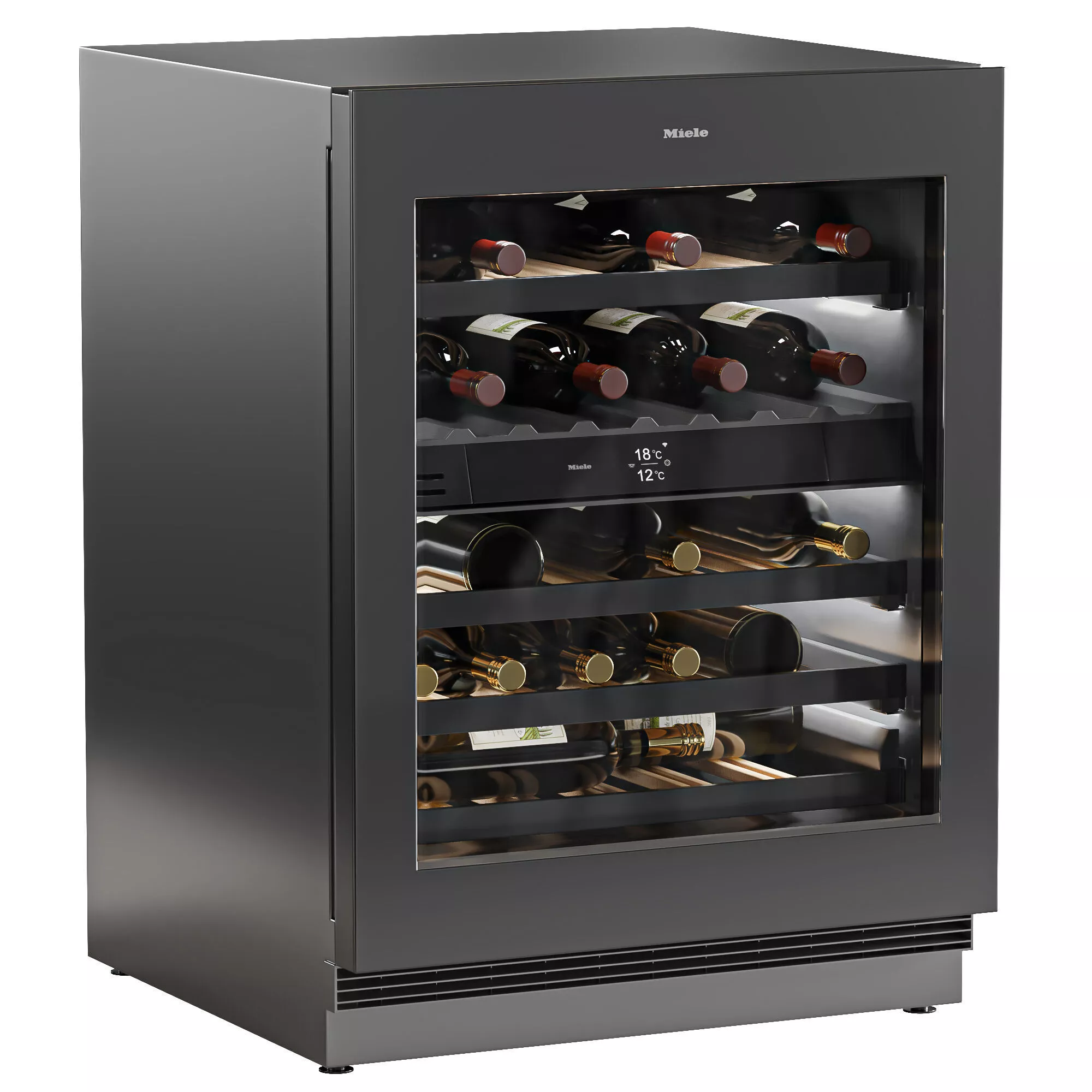 kitchen appliance21-Miele wine cooler 3D model