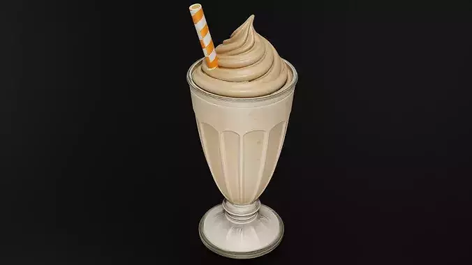 Food Smoothies - Milkshakes Oatmeal Smoothie 3D print model 3