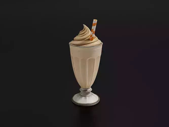 Food Smoothies - Milkshakes Oatmeal Smoothie 3D print model