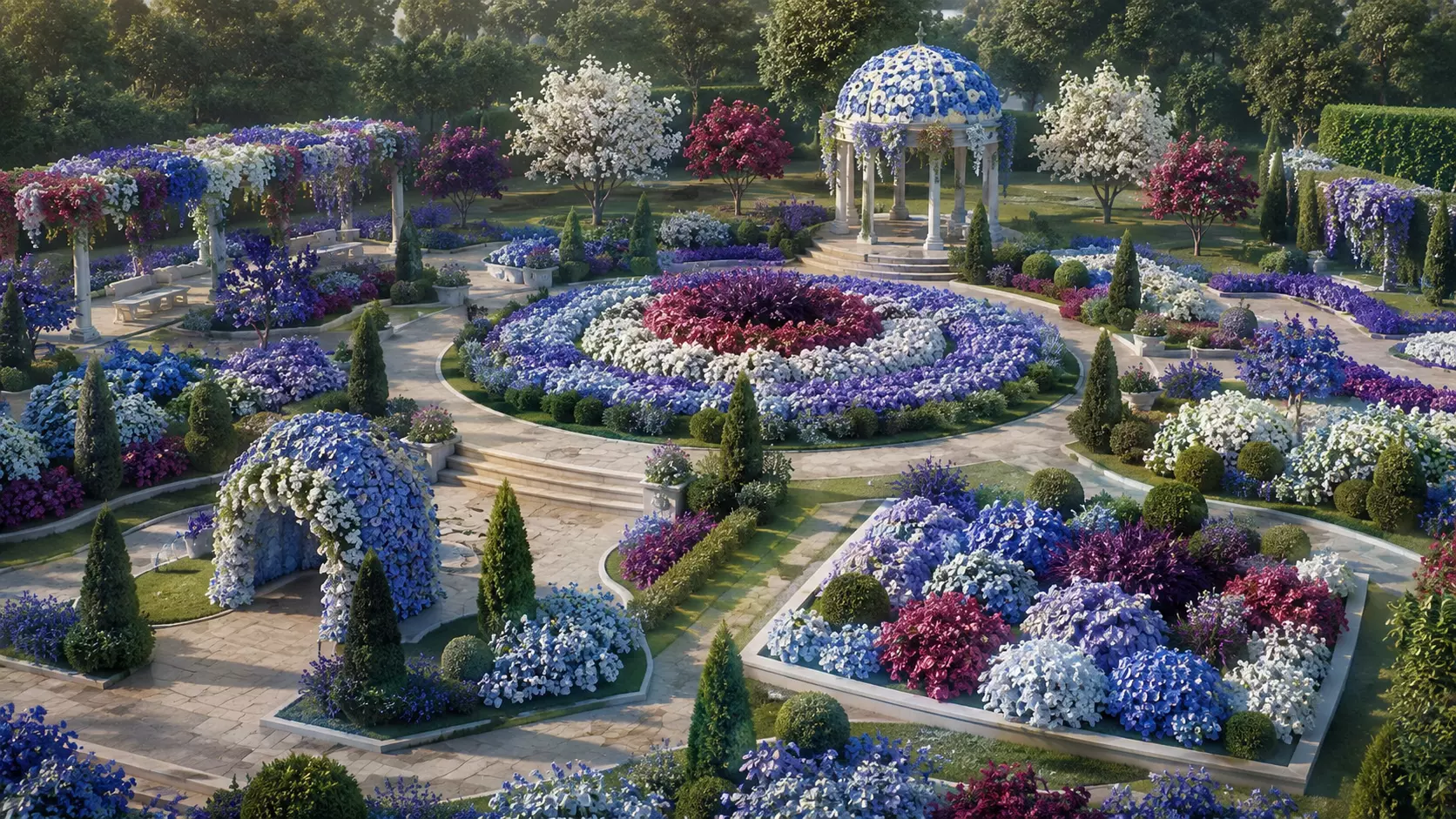 Realistic Flowers Collection 3D Model Pack 3D model