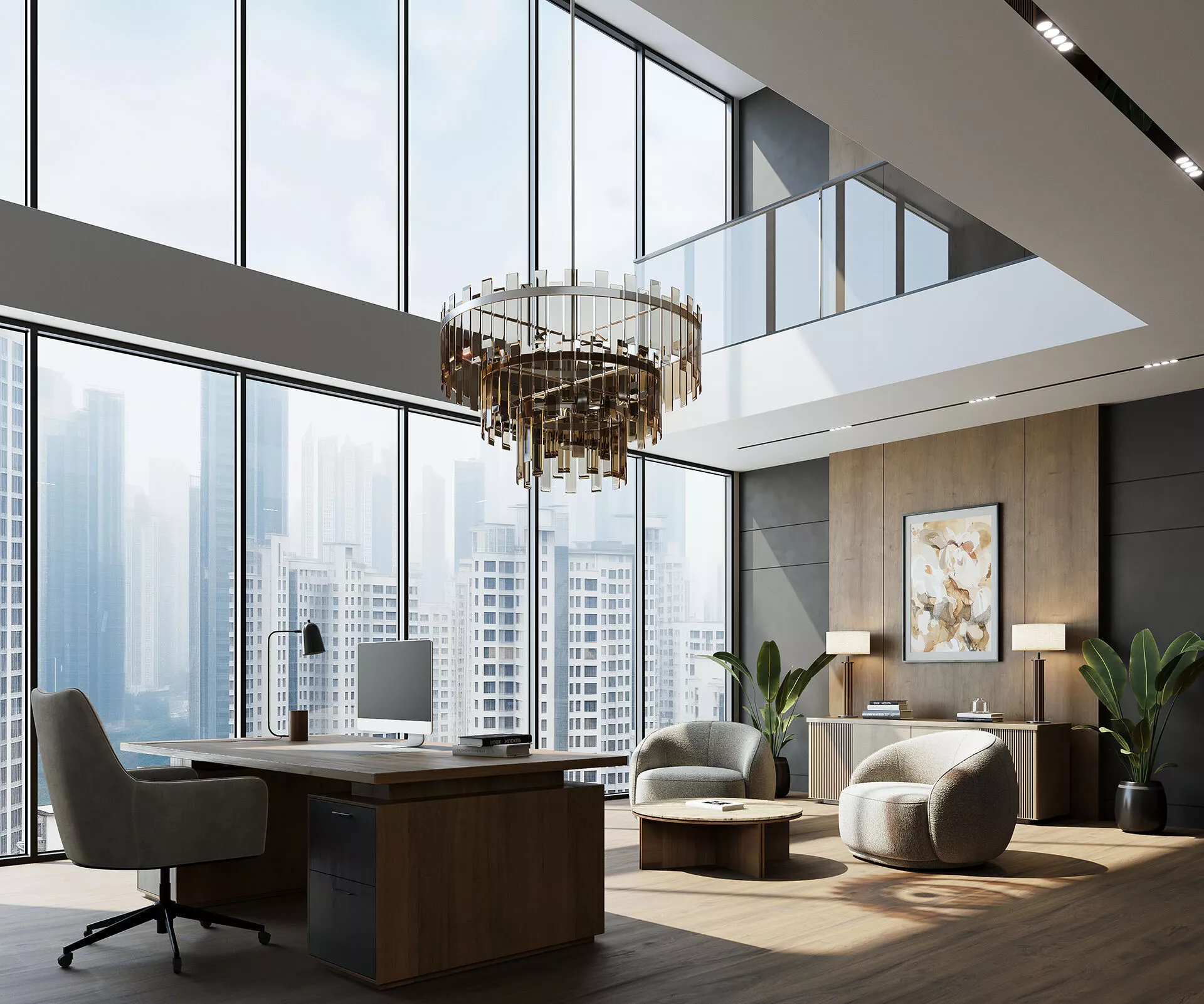 interior scene modern office 11 3D model | CGTrader