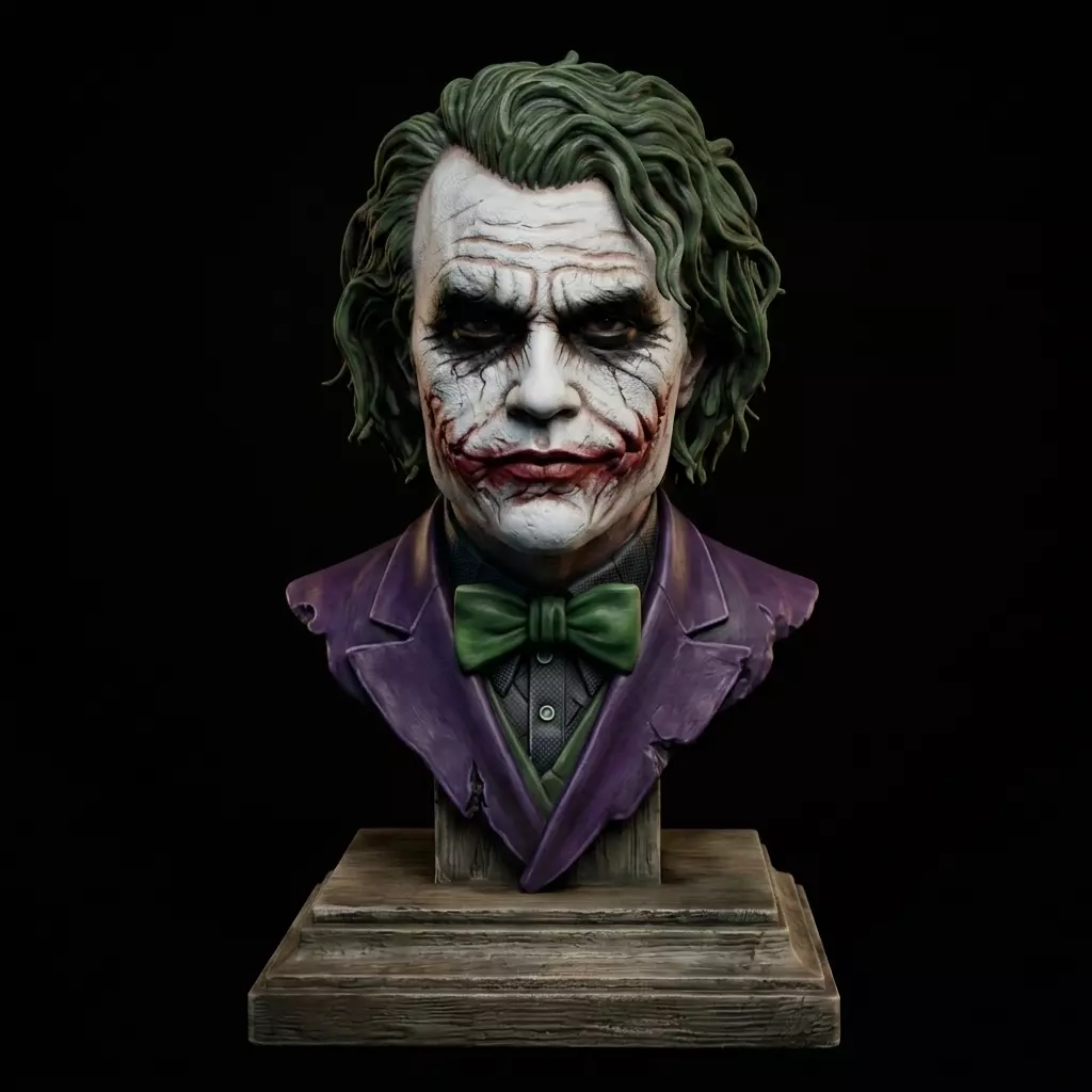 The Clown Prince of Chaos - Joker Bust 3D print model