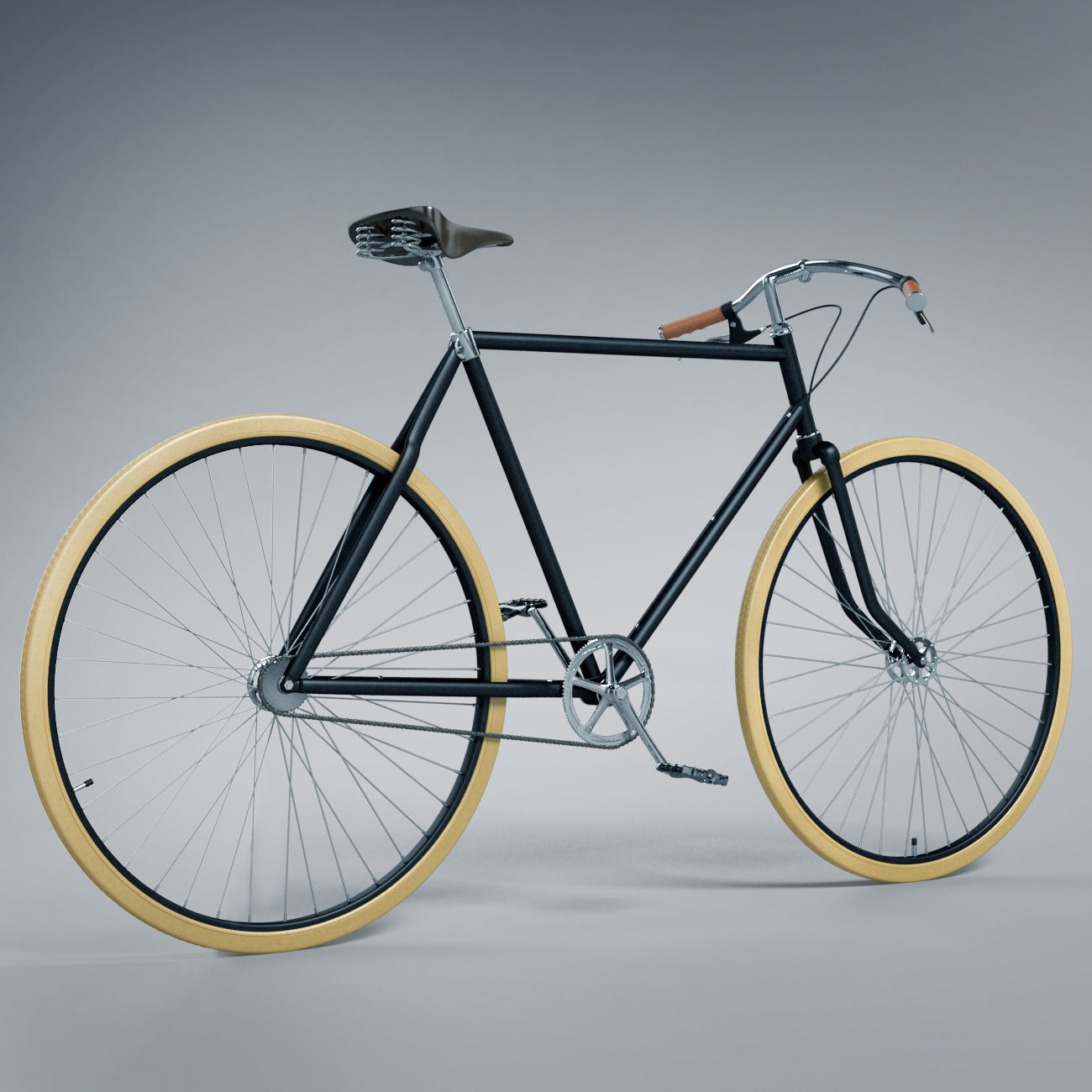 Bicycle pashley 3D model_2