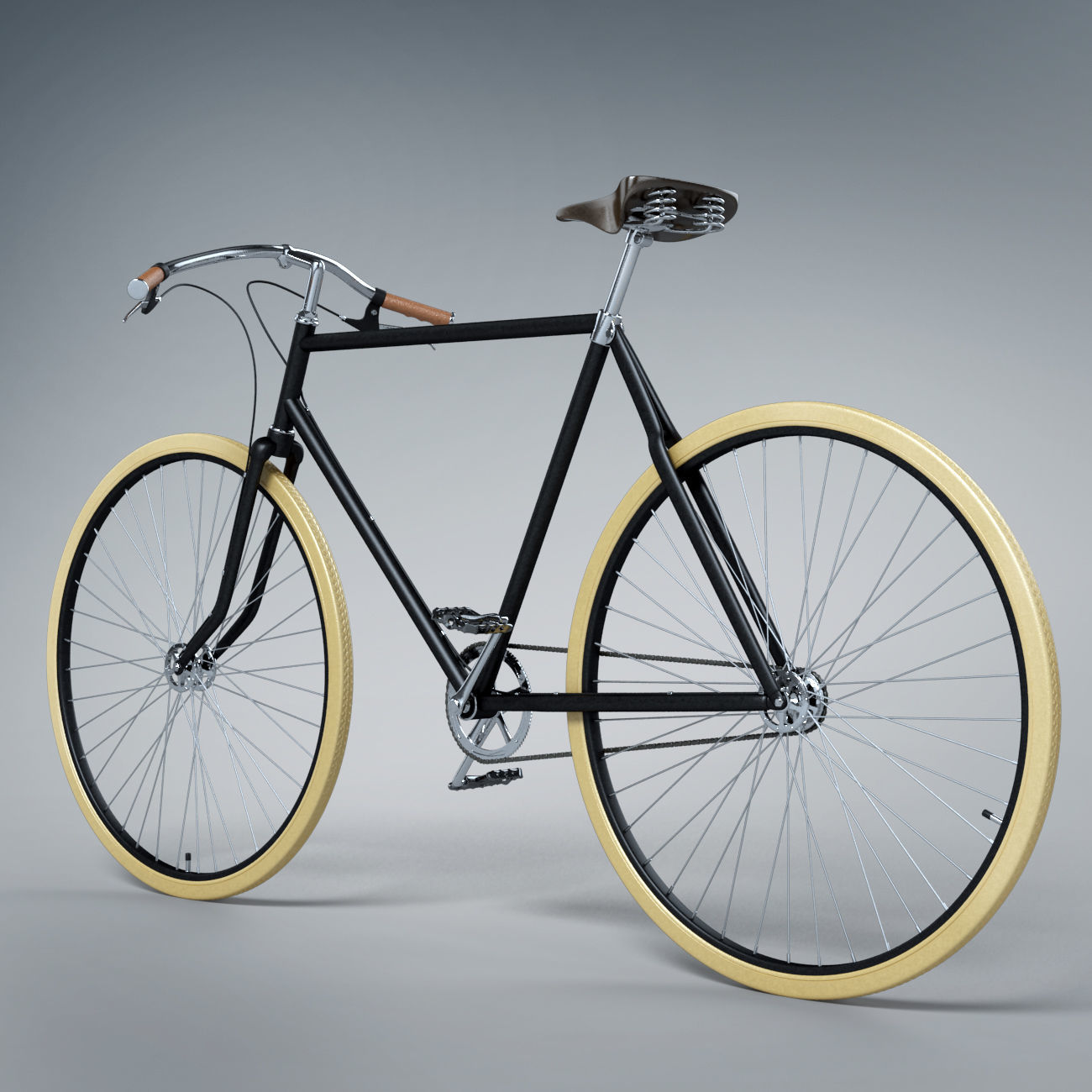Bicycle pashley 3D model_6