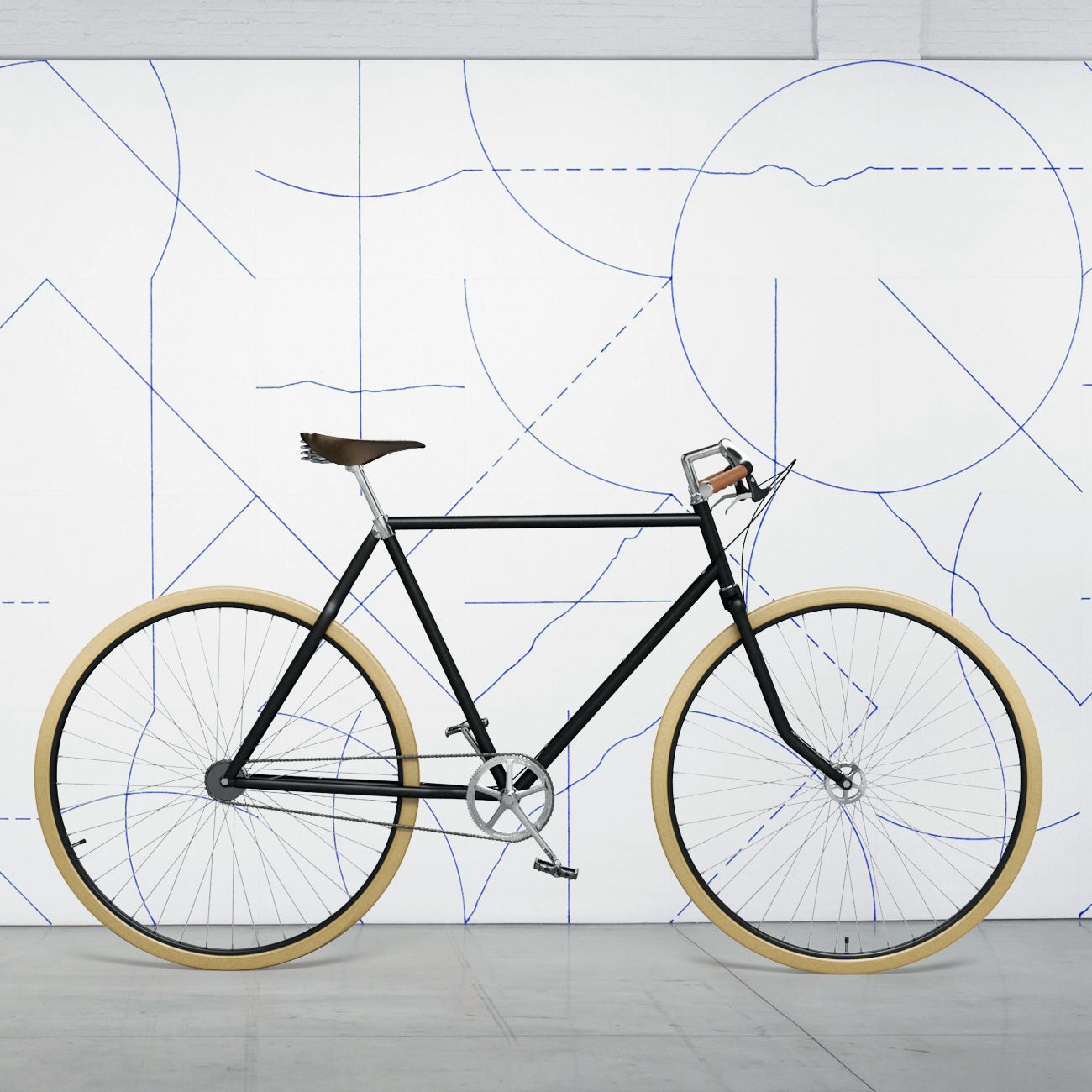 Bicycle pashley 3D model_10