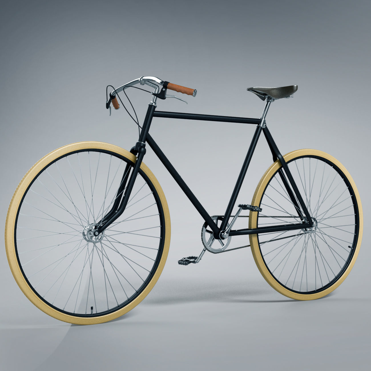 Bicycle pashley 3D model_8