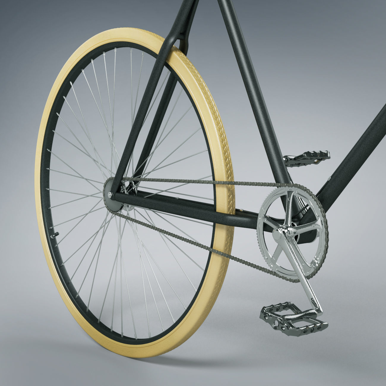 Bicycle pashley 3D model_4