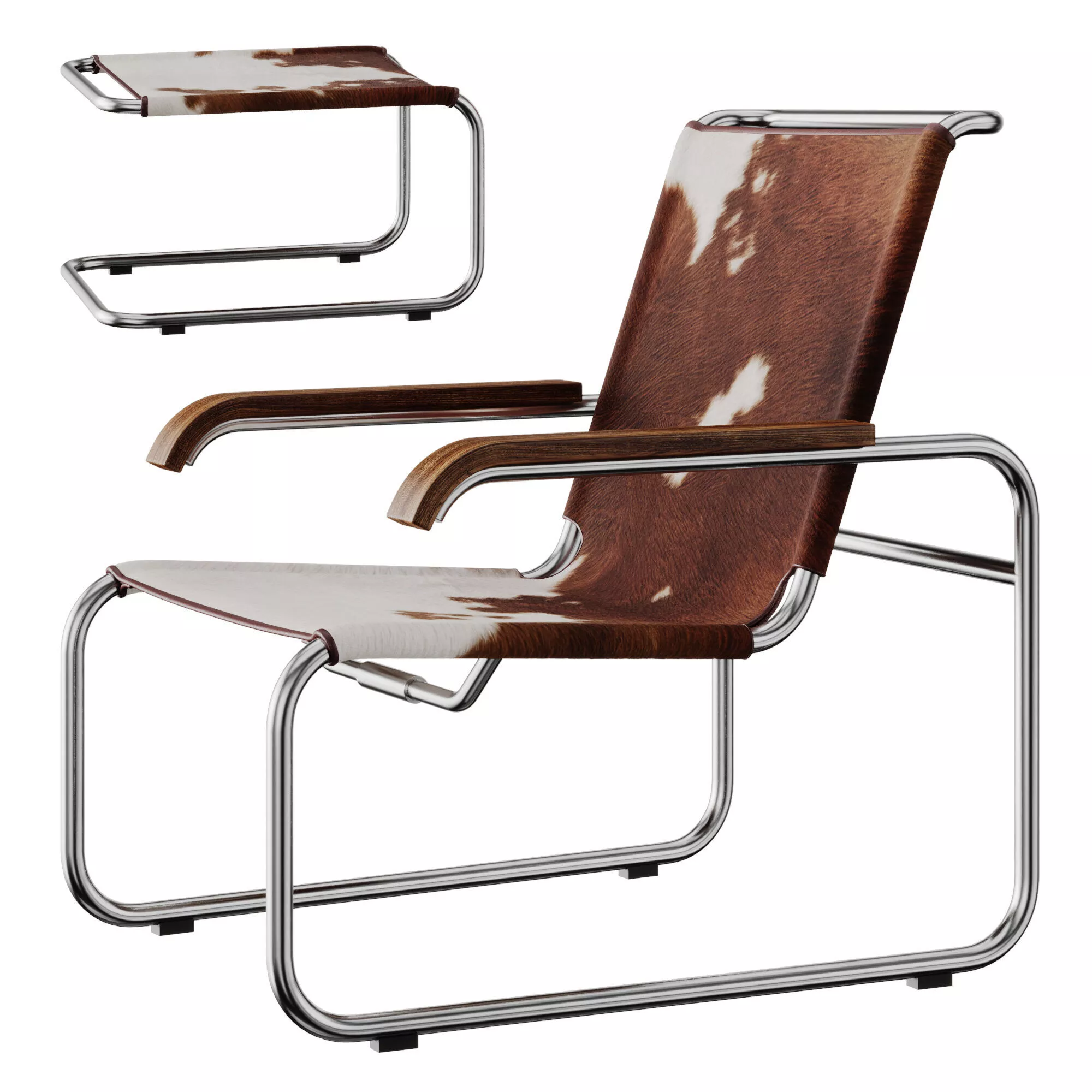 S35 LV Armchair by Thonet 3D model