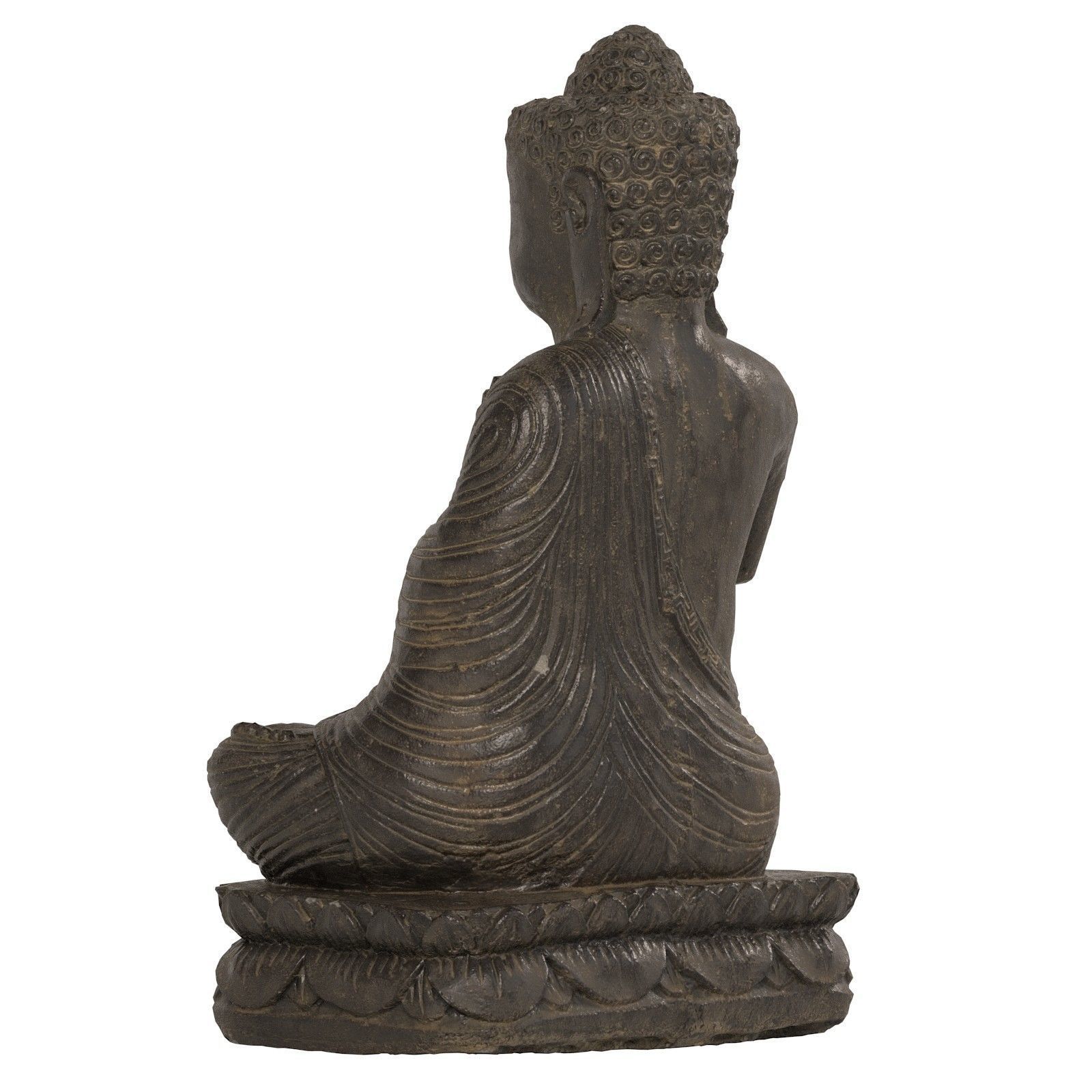 Buddha statue Low-poly 3D model_5