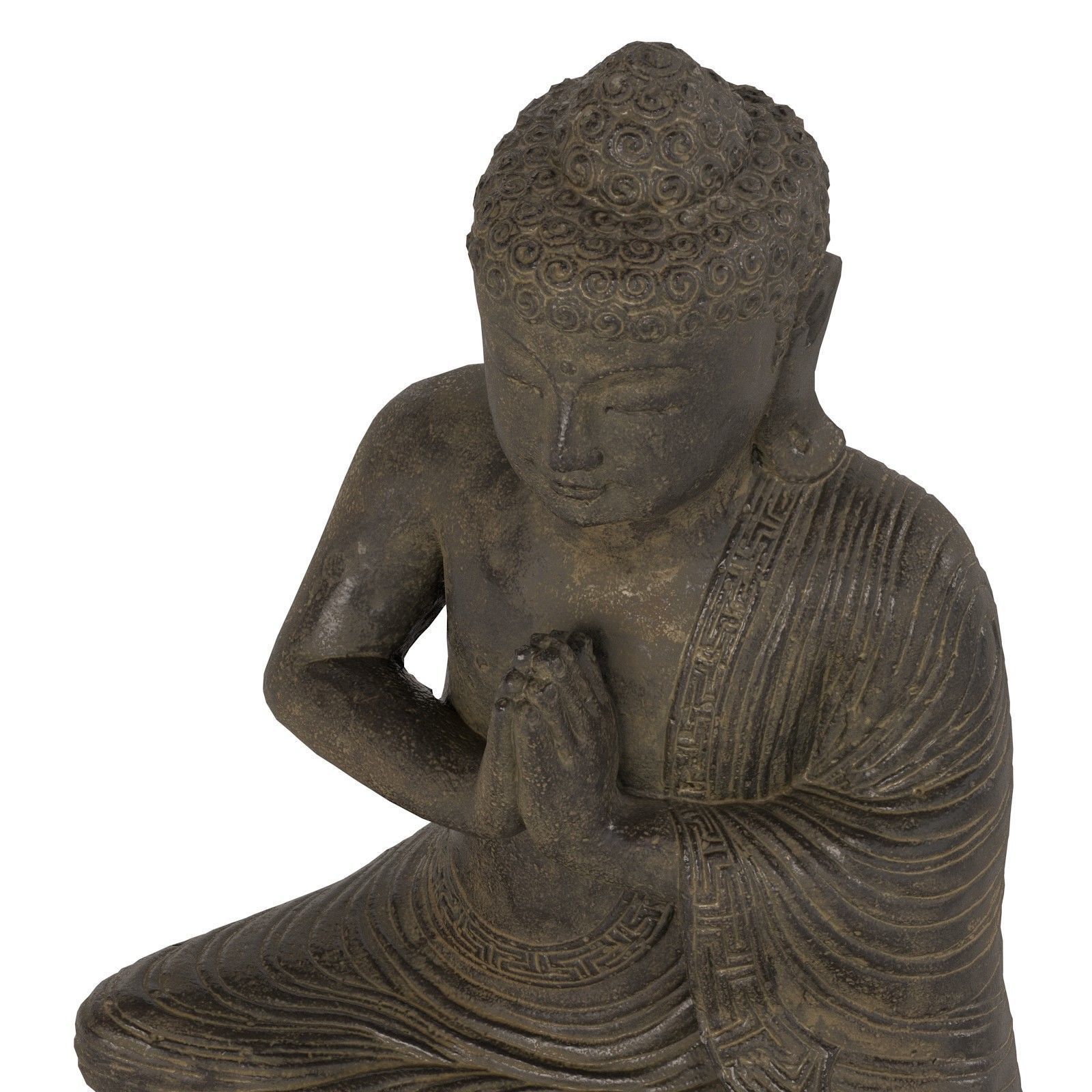 Buddha statue Low-poly 3D model_12