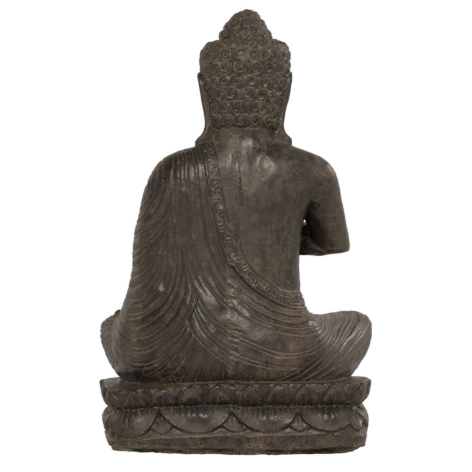Buddha statue Low-poly 3D model_4