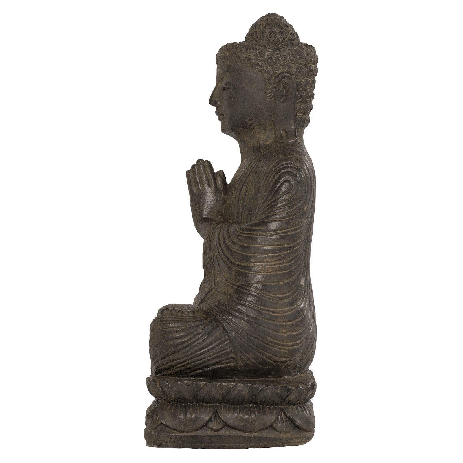 Buddha statue Low-poly 3D model_6
