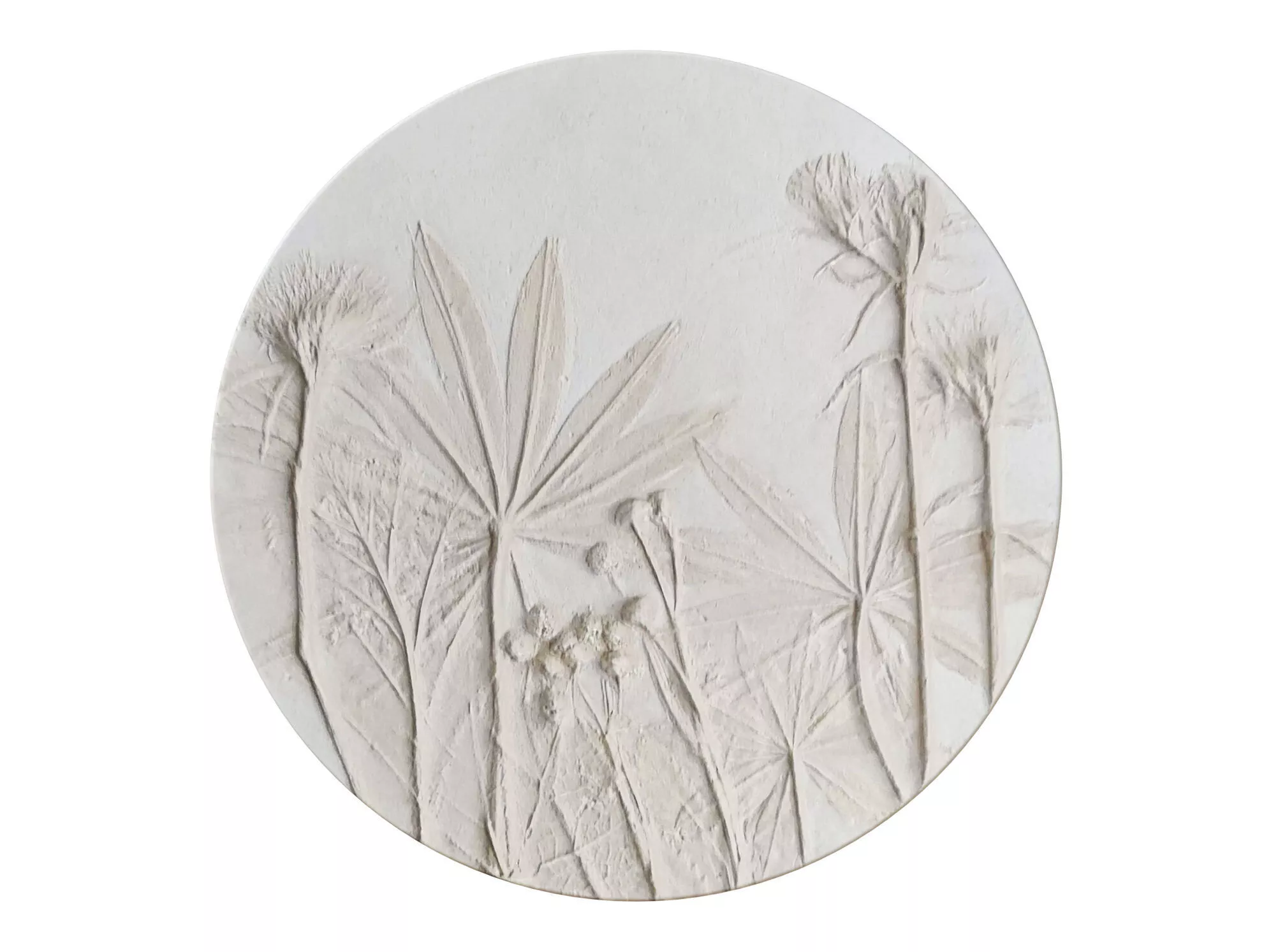 3D Wall Art 028 Botanical Bas Relief 03 3D model